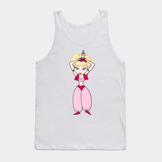 I dream of Jeannie (cel opening style) Tank Top by corzamoon